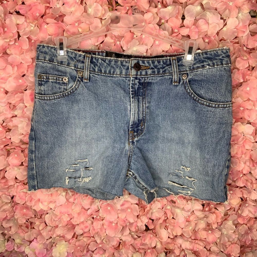 Denim Distressed Shorts! - Picture 2 of 2